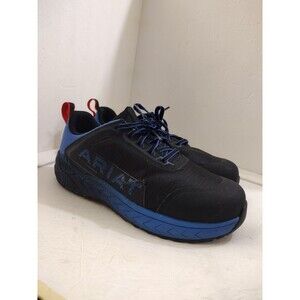 Ariat Mens Outpace Day One Blue Mesh Work & Safety Shoes Composite Toe Size 7EE